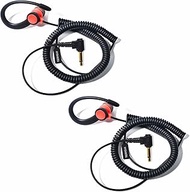 On Ear Headset 3.5mm Jack Single Ear Reception Only Walkie Talkie Headphones Compatible with Motorol