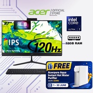 [Free Acerpure Water Dispenser][NEW] Acer Aspire C27B (CU7321T) 27-Inch 120Hz All-in-One Desktop | I