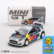 Mini GT 1074 Ford Puma Rally1 #16 M-Sport Ford WRT 2024 Rally Finland 3rd Place 1/64