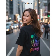 KATUN OKELLA DJ PANDA T-SHIRT ORIGINAL DISTRO COTTON UNISEX MEN'S AND WOMEN'S CLOTHES