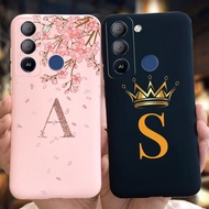 Casing Tecno Pop 5 LTE Case Luxury Crown Letters Shockproof Silicone Soft Cover For Tecno Pop5 Lte B