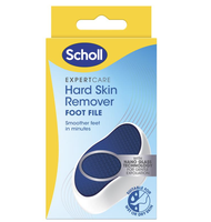 Scholl Expert Care 2 in 1 Electronic Foot File System ตะไบเท้า ให้ผิวเรียบเนียนยิ่งขึ้น