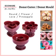 Donut Cutter/ Acuan Donat / Doughnut Dolnat Mould / Plastic Bakery Making Doughnut Cutter / Dessert 