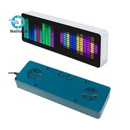 5V 1A Dazzle Color RGB Music Spectrum Display LED Pickup Ambient Light Electronic Clock Sound Control Spectrum Level Indicator Rhythm Lights