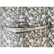 Sigma stainless steel 2-strokeknalpot