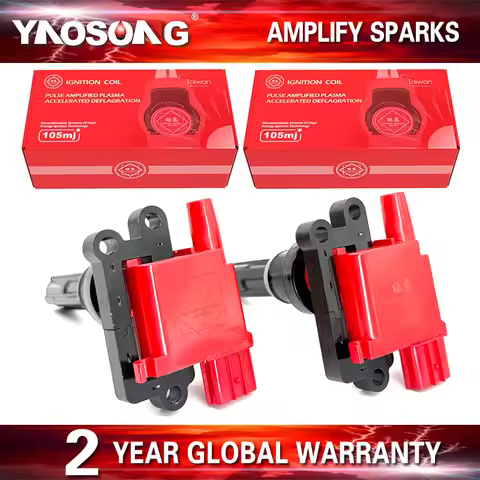 2PCS PERFORMANCE IGNITION COIL FOR MITSUBISHI LANCER EVO 4 5 6 7 8 9 4G63 4G63T 2.0 Turbo MD363552 U