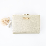 ST.JAMES กระเป๋าสตางค์หนังแท้/กระเป๋าสตางค์ใบสั้น แบบ 2 พับ ปิ๊กแป๊กข้าง รุ่น JUDY (มี 5 สี) | กระเป