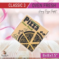 Pizza Box Corrugated / C3 - 8 Inches Oven Fresh / 50pcs per order / Pizza box 8