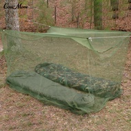 Outdoor Single Mosquito Net Portable Army Green Folding Bed Tent for Camping