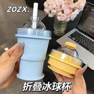Summer Must-Have Foldable Ice Ball Cup Food Grade Ice Ball Mold Whiskey Frozen Ice Cube Handy Tool I