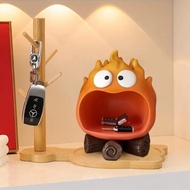 Cute Key Tray Flame Entryway Candy Dish Key Holder Bowl Key Tray Novelty Desk Figurines Table Orname