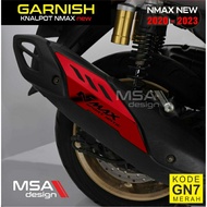 New NMAX exhaust cover, New yamaha NMAX exhaust cover. Nmax Neo, Neo S, Turbo, Turbo Tech Max exhaus