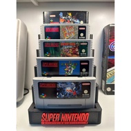 SNES system game tape shelf