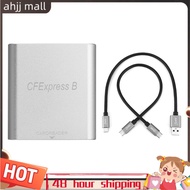CFexpress Card Reader Portable USB 3.1 Gen 2 10Gbps CFE B Memory Card Drive-Free Type C Data Reader 