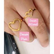 Pure 916 Gold love Ring