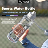 FUYOGI Gym Extra Large Capacity Leakproof Food Grade BPA Free Water Bottle