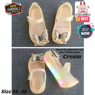 Women's Jelly Shoes Led Mini Mellisa Looks Flat Shoes Light Up