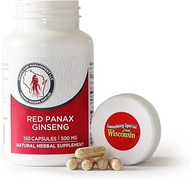 ▶$1 Shop Coupon◀  100% Authentic Korean Red Panax Ginseng Capsules -500 mg. Potent Ground Ginseng Ro