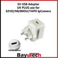 Ezviz Indoor 5V Power Adapter for IP Cam Ezviz/Xioami/IMou/Nest/Google Home