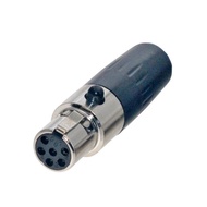 1pcs 7pin Female Mini XLR Audio Microphone Connector