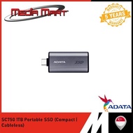 ADATA SC750 1TB PORTABLE SSD | USB 3.2 GEN2 / TYPE-C (USB 10GBPS)