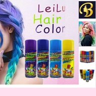 (Sarawak Only) LEILU Hair Color Spray Temporary colour Hairspray Hair Colour Dye Spray 125ml