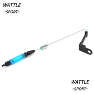 WATTLE Fishing Bite Indicator Receiver, Sensitive Stainless Steel Fishing Signal Receiver, Portable 