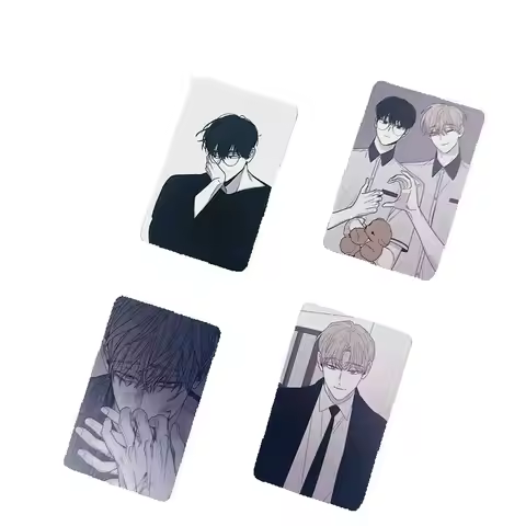 4 Pcs/Set Korean Manwha Lomo Card Jeong Eunsung, Lee Suhyun Characters 3 Inches Photocard Fans Colle