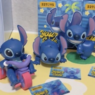 Genuine 52TOYS Stitch by Myself Mystery Box Stitch Clockwork Movable Doll Desktop Decoration Birthda