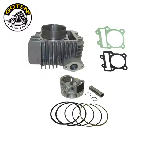 Goten 62mm Engine Cylinder, Piston Kit 13mm Pin, Head Gaskets 62mm 67mm For YX 170cc 2 Valve Engine