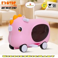 Trunki EXOTIC ET 2167 Children's Suitcase Can Be Raised Cabin Size Baggage Ride On Suitcase