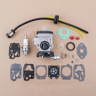 15mm Carburetor w/ Repair Kit For 43cc 47cc 49cc 52cc CG430 CG520 BC430 BC520 40-5 Brush Cutter Gras