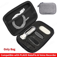 【kenouyo】Storage Bag for PLAUD NotePin AI Voice Recorder Carrying Case Zipper Protective Bag Organiz