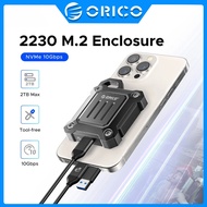 ORICO 2230 SSD Enclosure M.2 NVMe SSD Enclosure USB 3.2 Gen 2 10Gbps NVME PCI-E M-Key External SSD D