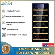 [SG Seller]Chateau CW 100TH SNS 120 Bottles 323L Constant Temperature Wine Cooler For HDB Condo Home