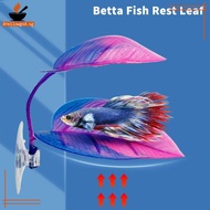 AYellowgod Artificial Aquatic Plant Aquarium Landscaping, Artificial Betta Fish Leaves, Resting Leav