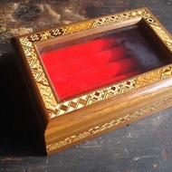 【老時光 OLD-TIME】早期二手日本寄木細工珠寶盒