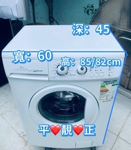 Zanussi 金章 前置式洗衣機 (6kg,800轉/分鐘) ZWS588 可櫃底/嵌入式安裝 二手電器 大減價 香港網店 香港二手 雪櫃 包送貨安裝 貨到付款