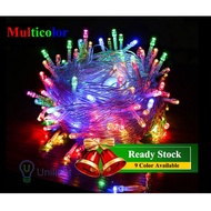 Lampu tali 10 meter 100 dipimpin Lampu Dipimpin 10meter 100led striing light Lamp Led