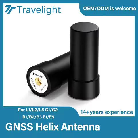 Compact Multiband Band Gps Antenna L1 L2 L5 B3i E5 IP67 Quadrifilar Helical SMA Helix GPS Active RTK
