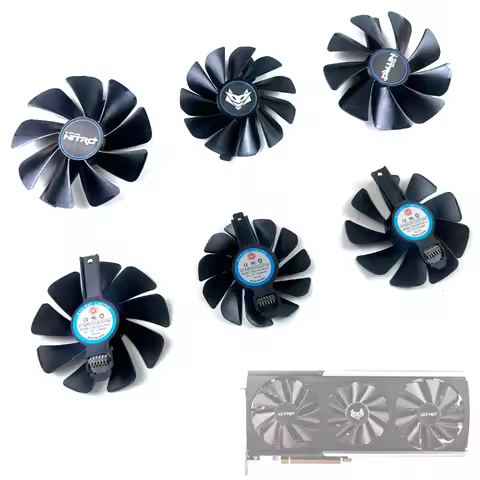 NEW Cooling Fan FD10015M12D FDC10H12D9-C 95mm 85mm RX5700 Cooler Fan For Sapphire RX 5700 XT 8GB NIT
