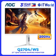 AOC Q27G4/WS 27" 2560×1440 QHD 200Hz HDR IPS Gaming Monitor itw
