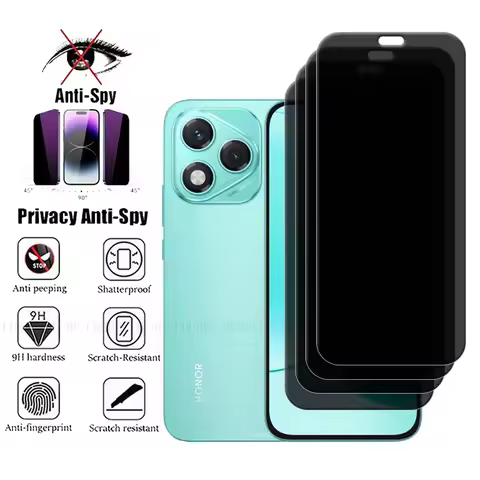 4Pcs For Honor 400 Lite Glass Huawei Honor 400 Lite Screen Protector Protective Anti-Spy Privacy Tem