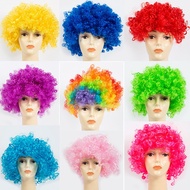 CURLY AFRO FANCY DRESS WIGS FUNKY DISCO CLOWN STYLE MENS LADIES COSTUME 70S HAIR