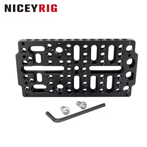 NICEYRIG Universal Cheese Plate Cinema Camera Mounting Applicable for Sony FX3/FX30, BMPCC 6K Pro, U