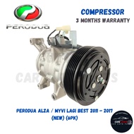 PERODUA MYVI LAGI BEST / ALZA (4PK / 6PK) Car Aircond Compressor (China New Item)