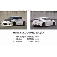 Honda CR-Z Crz zf1 zf2 c-west c west Bodykit body kit front side rear bumper skirt lip diffuser Cwes
