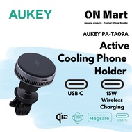 AUKEY HD-MC13A MagFusion Dash Pro Qi2 Active Cooling Wireless Charging Phone Mount | 2 Year Warranty