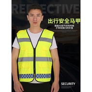 Traffic Reflective Vest Motorcycle Riding Safety Clothing Construction Vest Reflective Clothing Jack
