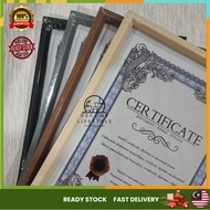 Frame Certificate Frame A4 Document Frame Hiasan Dinding Photo Frame Bingkai Hanging Frame 1pc
